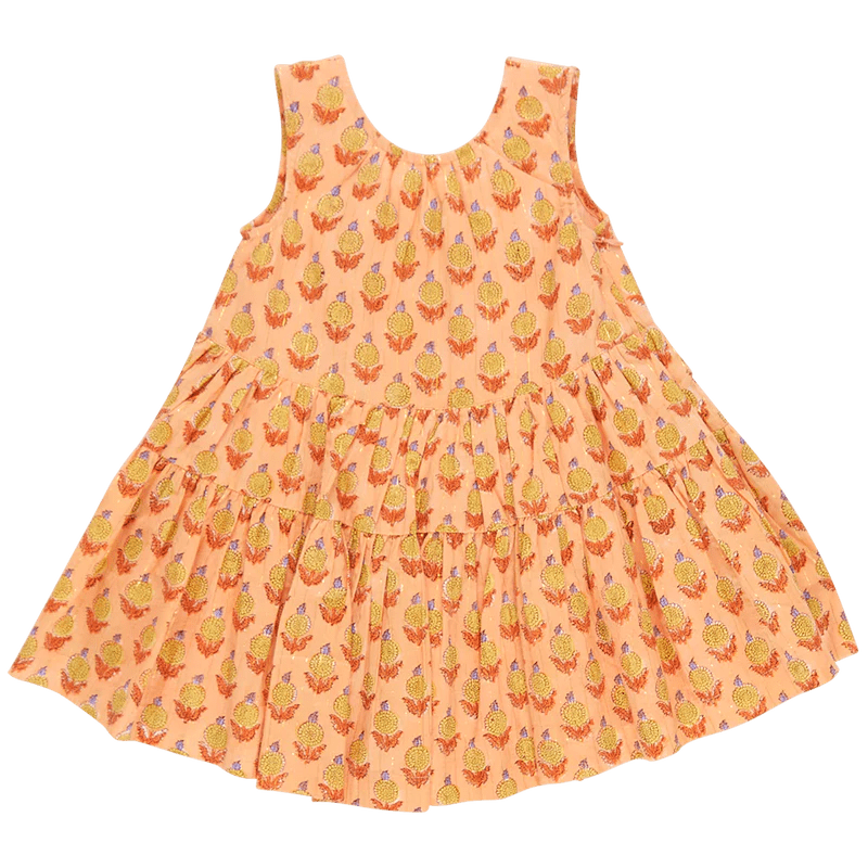 Eloise Dress – Orange Dahlia | Pink Chicken | Iris Gifts & Décor