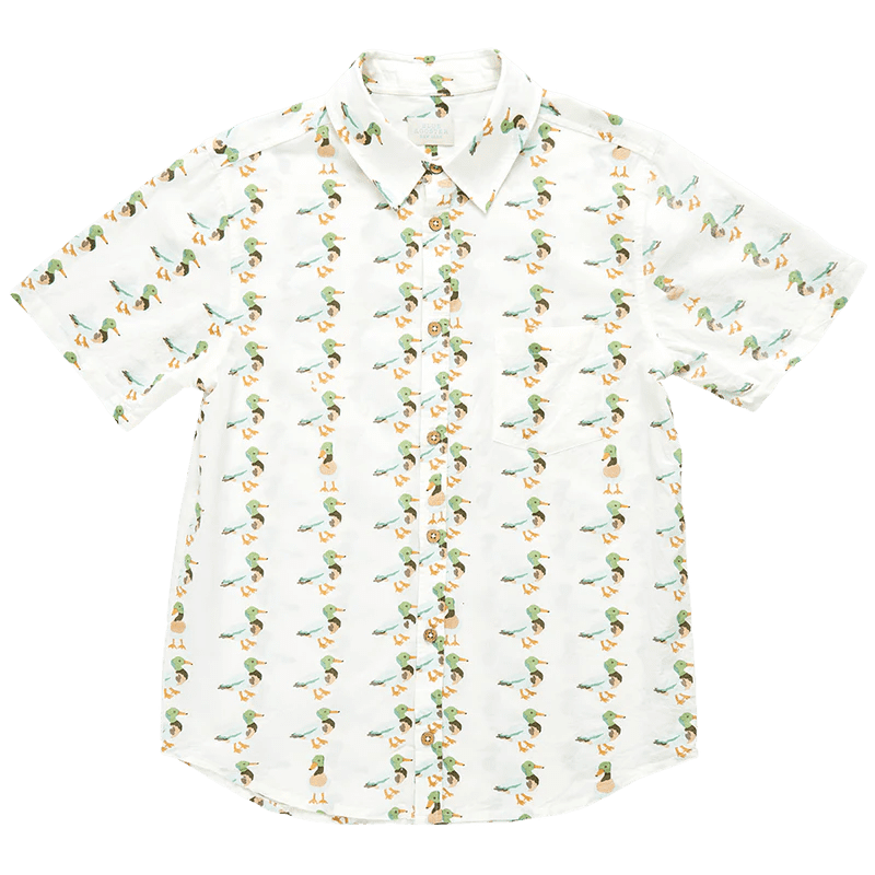 Men’s Jack Shirt – Mallard Friends | Pink Chicken | Iris Gifts & Décor