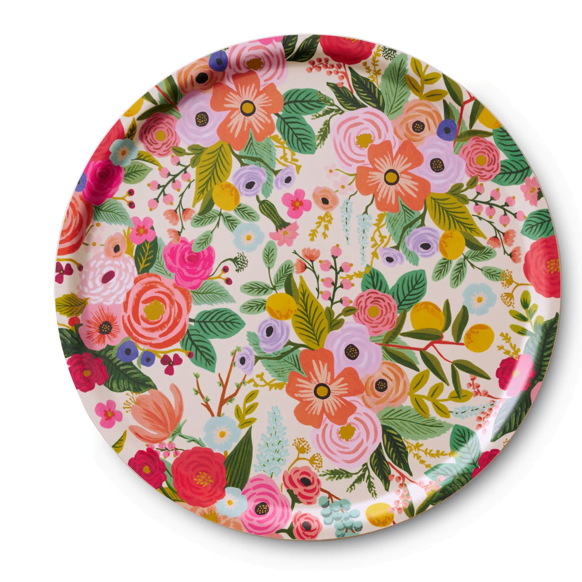 Garden Party Round Serving Tray | riflepaperco | Iris Gifts & Décor