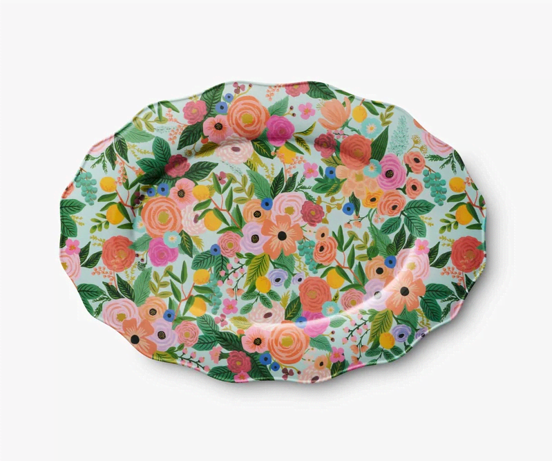 Garden Party Melamine Platter | riflepaperco | Iris Gifts & Décor