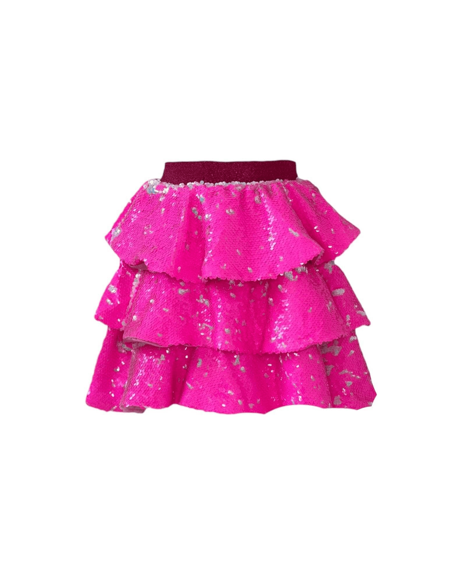 Hot Pink 3 Tier Sparkle Skirt | Lola and the Boys | Iris Gifts & Décor