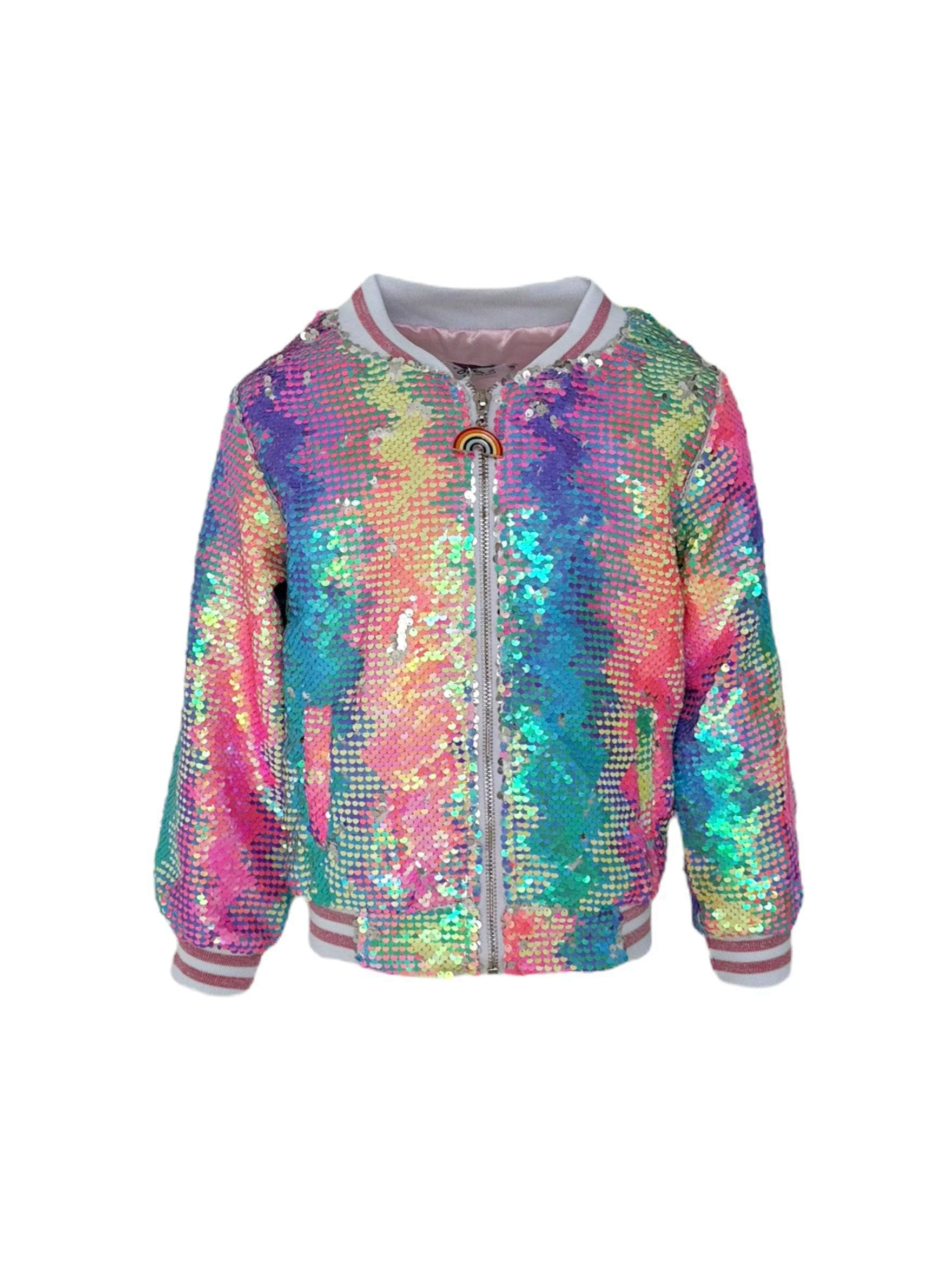 Kaleidoscope Sequin Bomber | Lola and the Boys | Iris Gifts & Décor