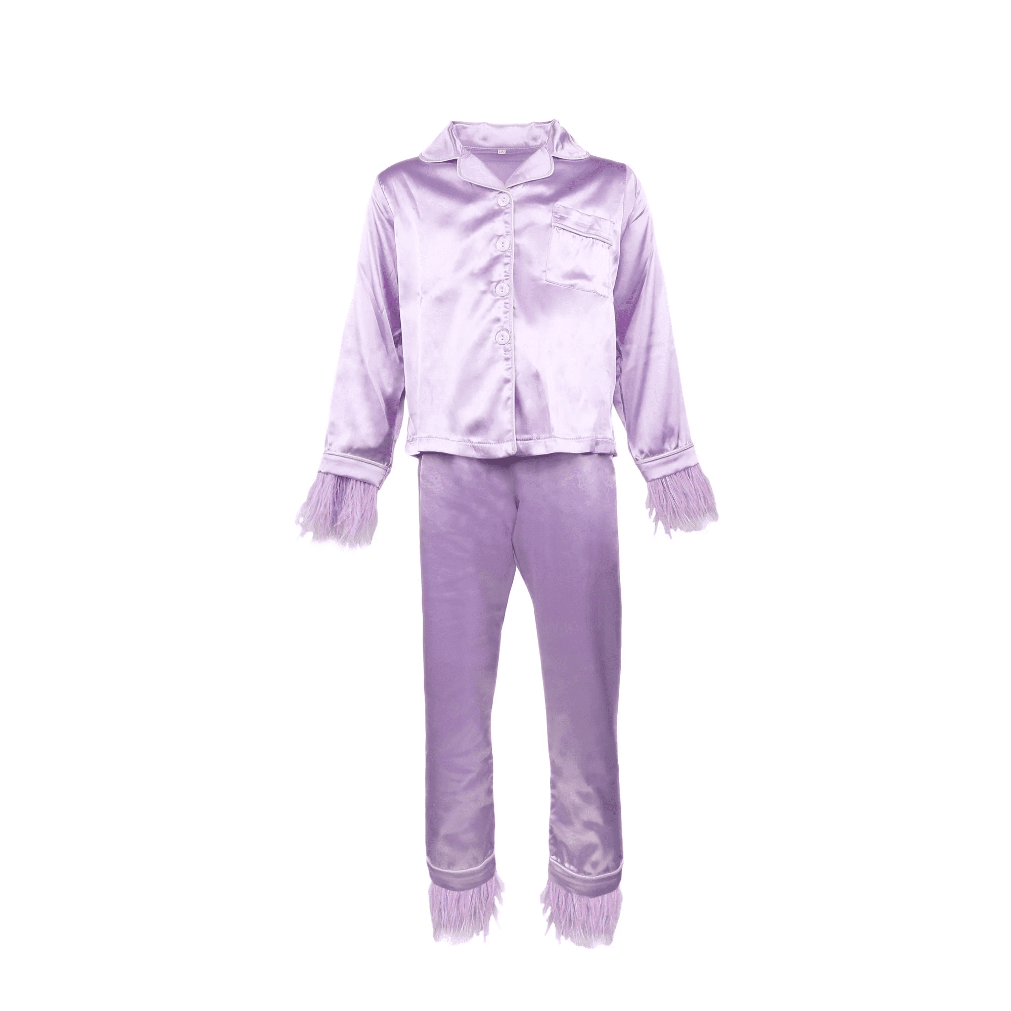 Lavender Feather Silk Set | Lola and the Boys | Iris Gifts & Décor