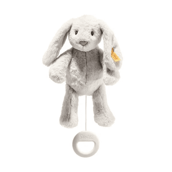 My First Hoppie Rabbit, Musical 10″ | Steiff | Iris Gifts & Décor