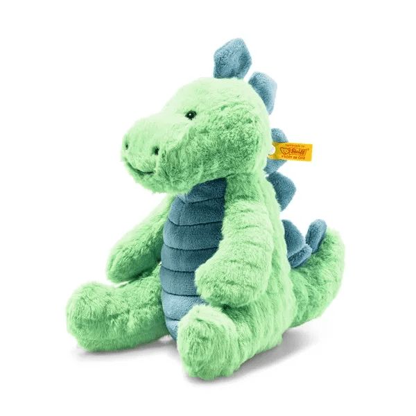 Spott Stegosaurus, Green, Blue 11″ | Steiff | Iris Gifts & Décor