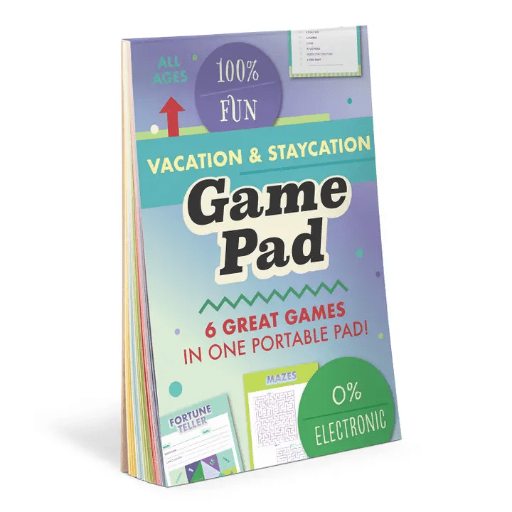 Vacation & Staycation Game Pad | Knock Knock | Iris Gifts & Décor