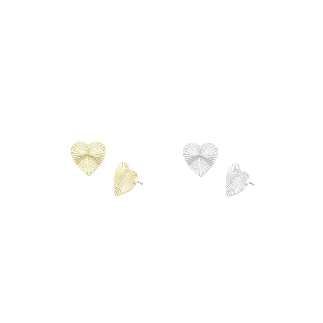 Adorned Heart Stud Earrings |  | Iris Gifts & Décor
