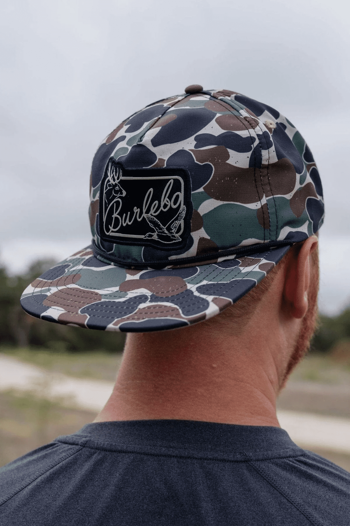 Buck and Duck Throwback Camo Cap | burlebo | Iris Gifts & Décor