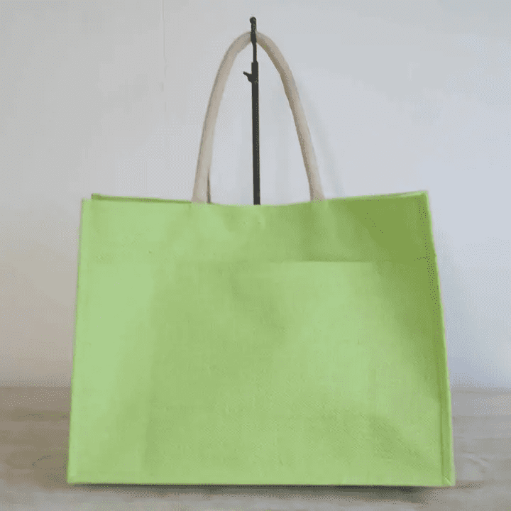 Jute Pocket Tote   Lime | Royal Standard | Iris Gifts & Décor
