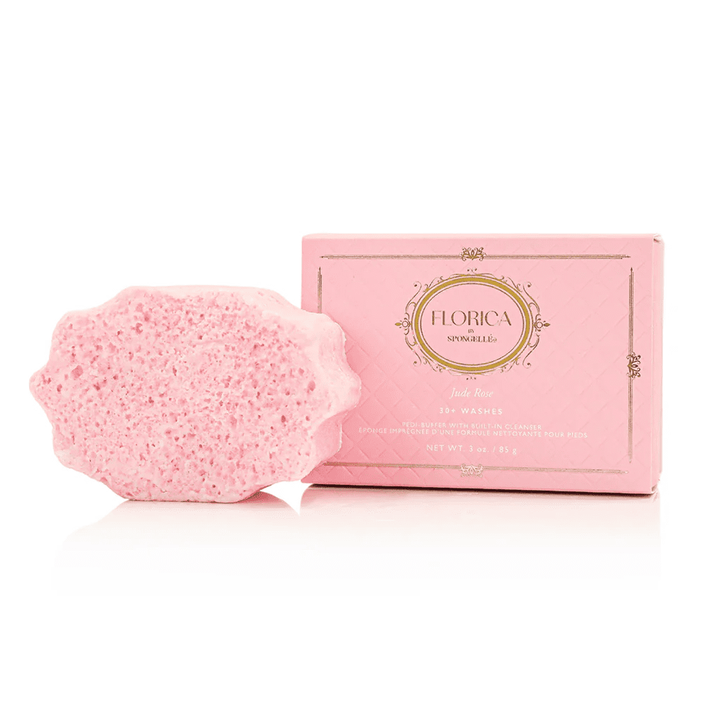 Florica Pedi Buffer Jude Rose 3 oz. | Spongelle | Iris Gifts & Décor