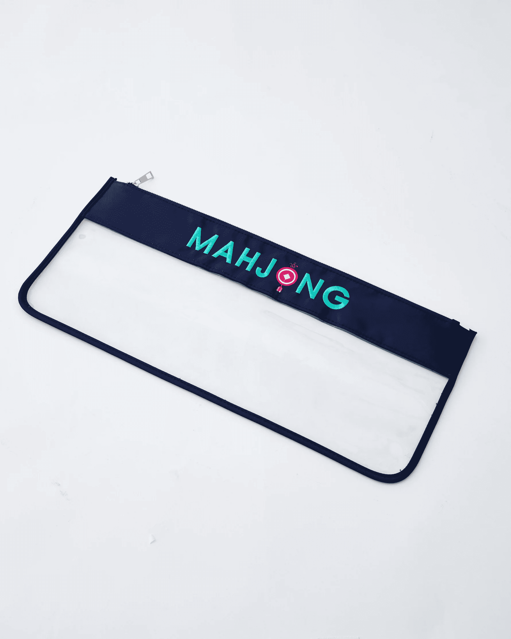 Navy Stitched Mahjong Bag | Oh My Mahjong | Iris Gifts & Décor