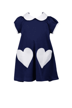 S/S Aline Dress Navy – | The Proper Peony | Iris Gifts & Décor