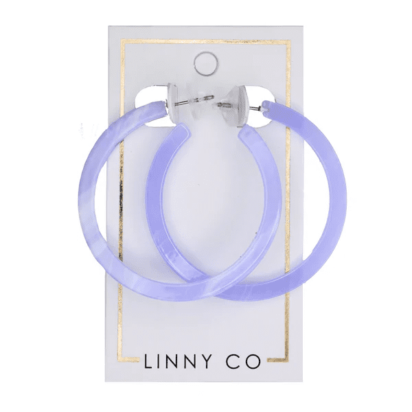 Holly Earrings – Medium Lavender Haze | Linny Co  | Iris Gifts & Décor