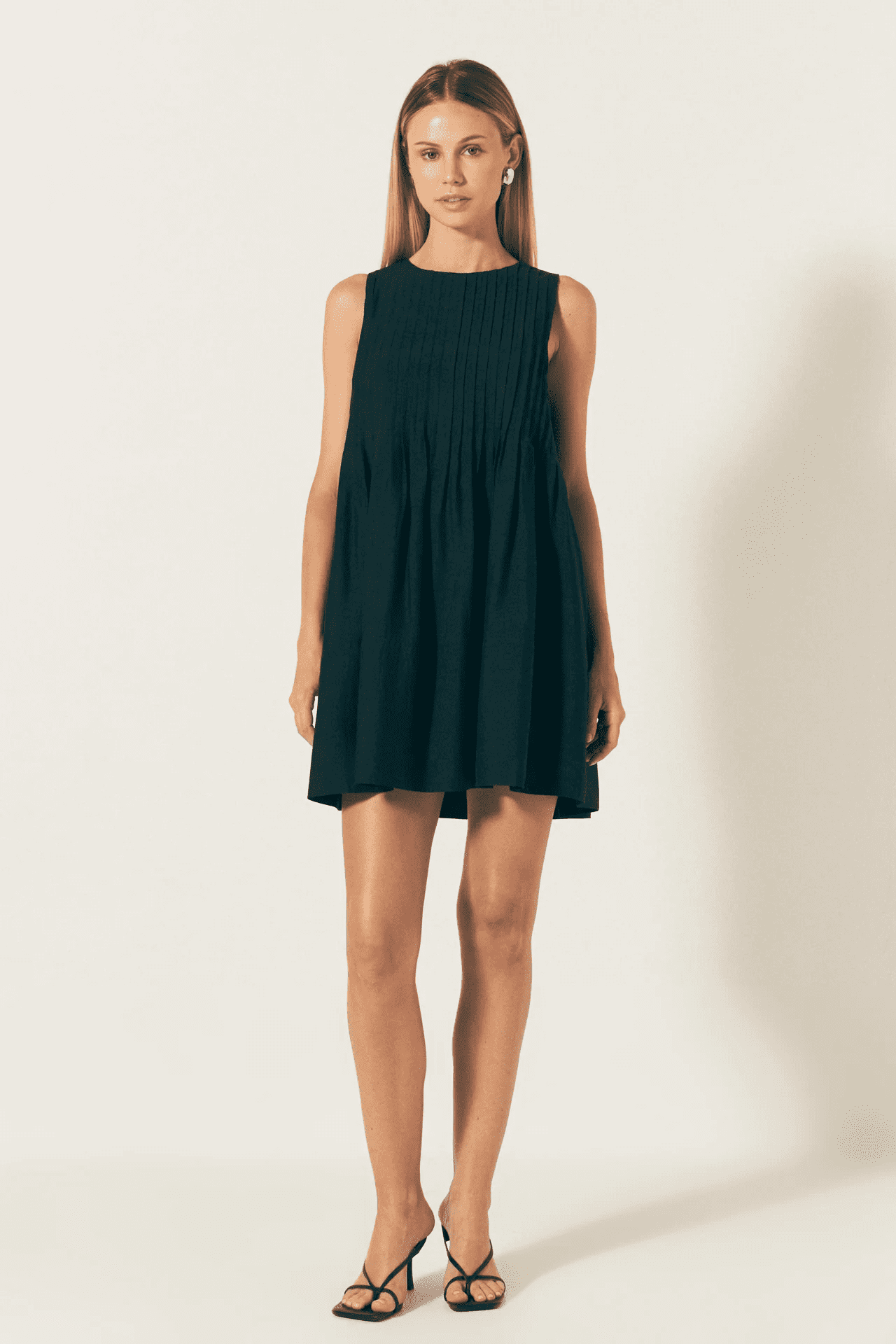 Black Pintuck Mini Dress – | Endless Rose | Iris Gifts & Décor