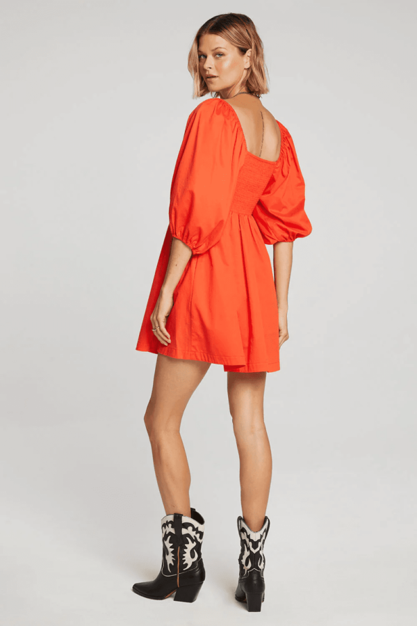 AXL Mini Dress - Flame - Image 2