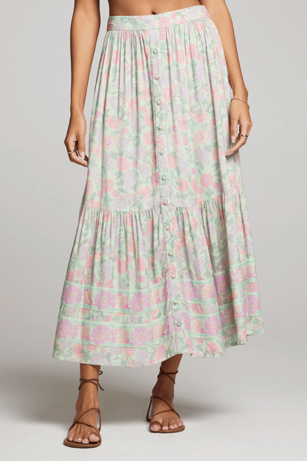 Key Lime Maxi Skirt -