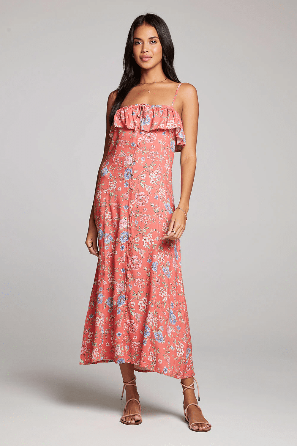 Tank Maxi Dress Poppy Bloom | Saltwater Luxe | Iris Gifts & Décor