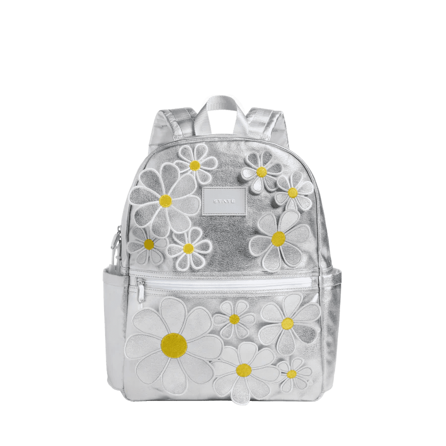 Kane Kids Double Pocket- Daisies | State Bags | Iris Gifts & Décor