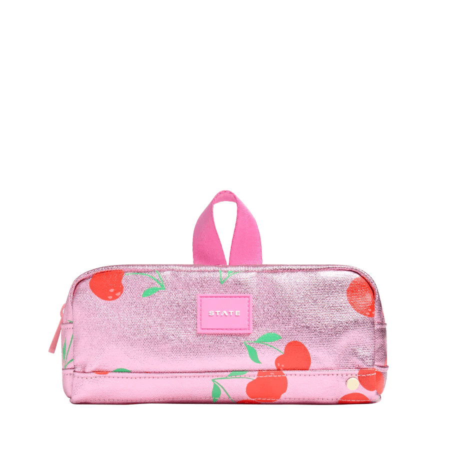 Clinton Pencil Case – Cherries | State Bags | Iris Gifts & Décor