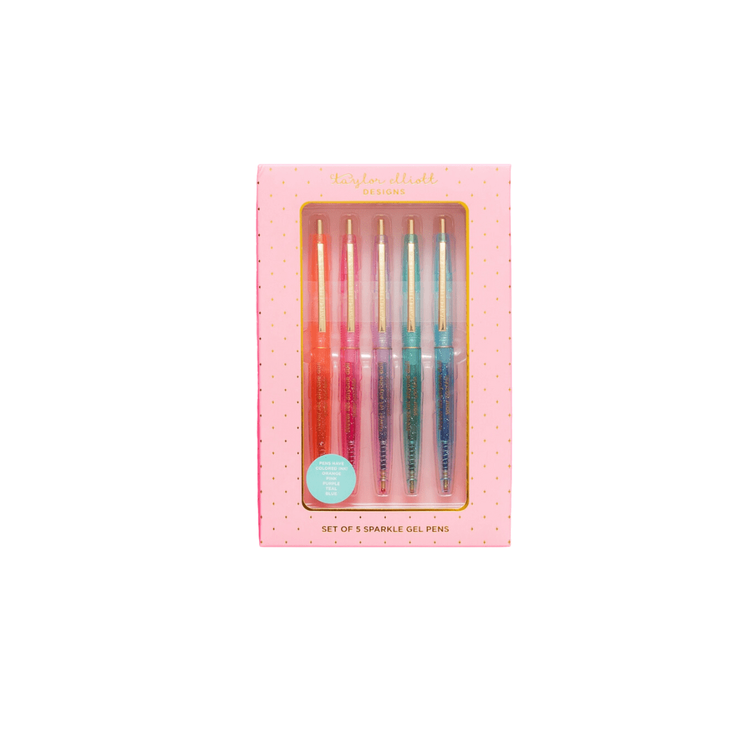 Sparkle Gel Pen Set | Taylor Elliott Designs | Iris Gifts & Décor