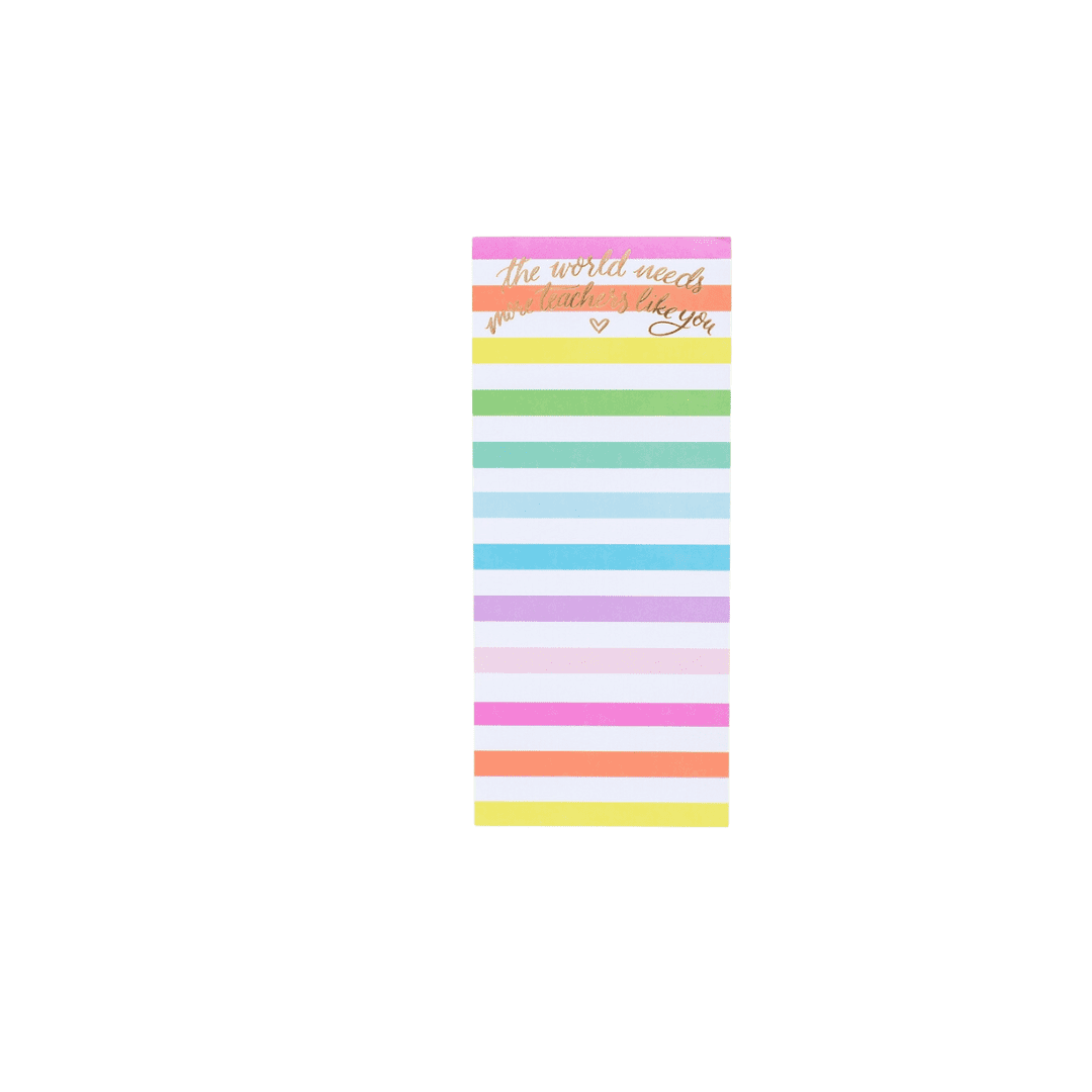 Teacher Skinny List Pad | Taylor Elliott Designs | Iris Gifts & Décor