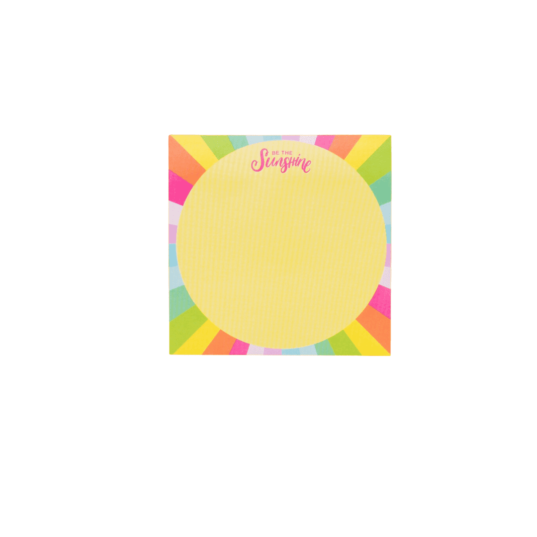 Be the Sunshine Sticky Notes | Taylor Elliott Designs | Iris Gifts & Décor