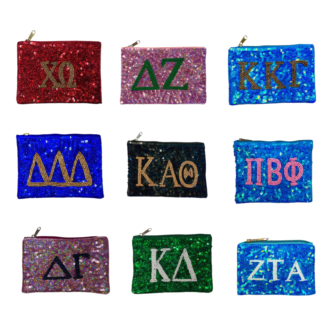Sorority Sequin Coin Purse | Curated Threads | Iris Gifts & Décor