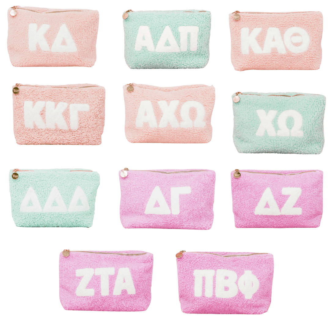 Sorority Teddy Pouch | The Darling Effect | Iris Gifts & Décor