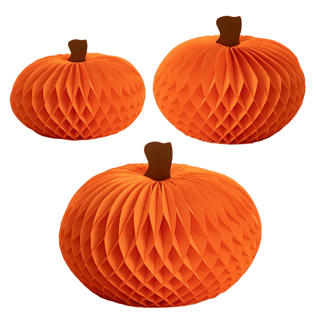 Honeycomb Pumpkins – Set of 3 | Hester & Cook | Iris Gifts & Décor