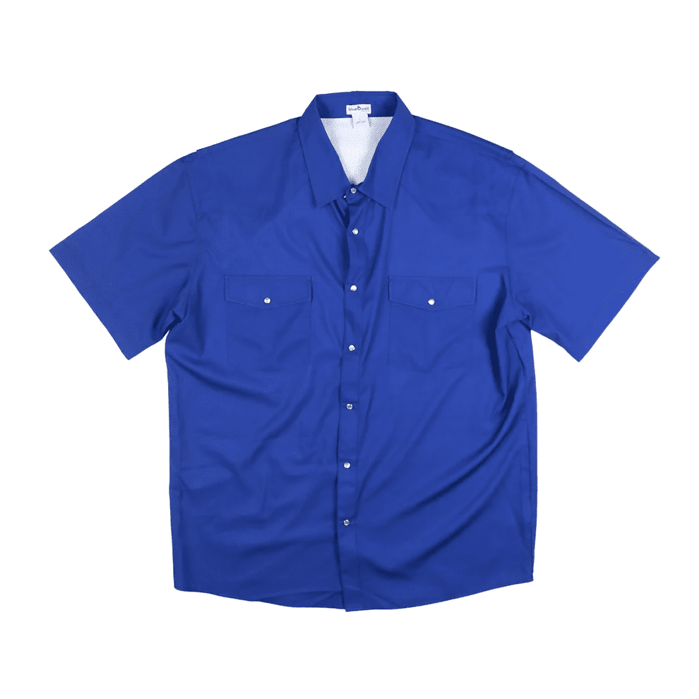 Men’s Gameday Navy Pearl Snap Shirt | Blue Quail | Iris Gifts & Décor