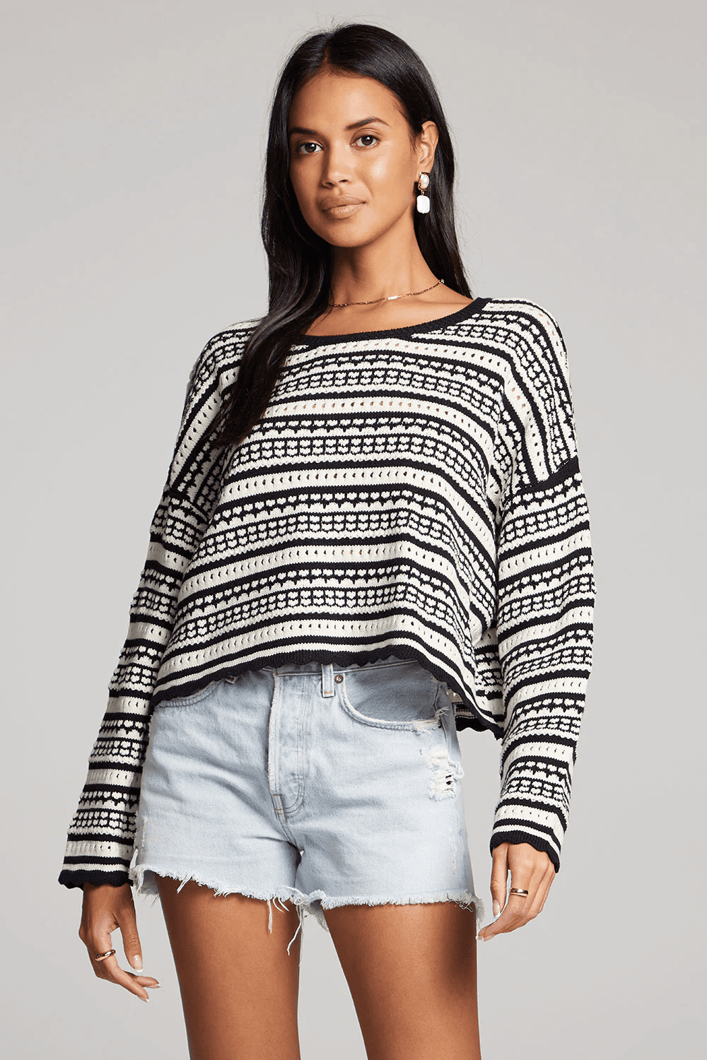 Louise Long Sleeve Sweater | Saltwater Luxe | Iris Gifts & Décor