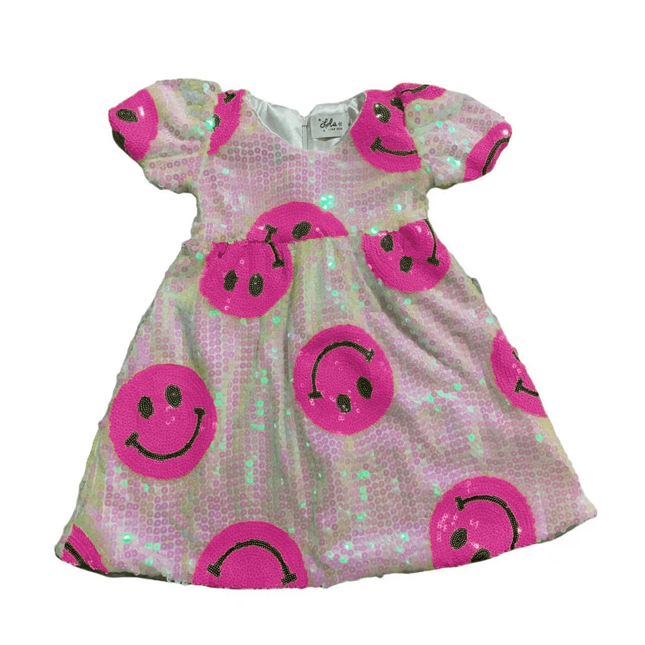 Pinkie Happy Emoji Dress | Lola and the Boys | Iris Gifts & Décor