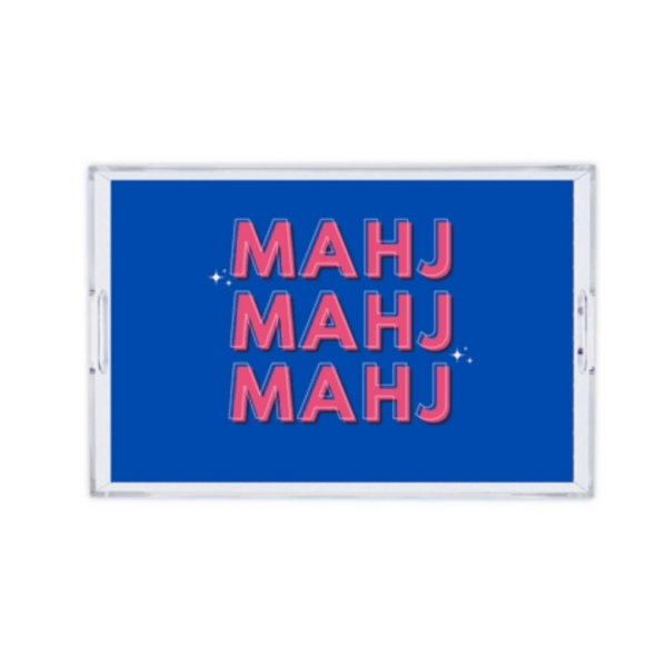 Mahj Mahj Mahj Acrylic Tray