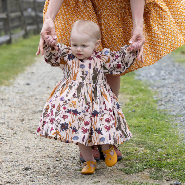 Autumn Flowers Baby Girls Brooke Dress Set - Image 2