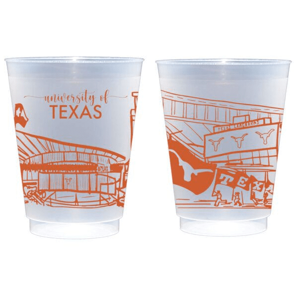 Austin Texas Skyline Shatterproof Cups-10 pack | Two Funny Girls | Iris Gifts & Décor