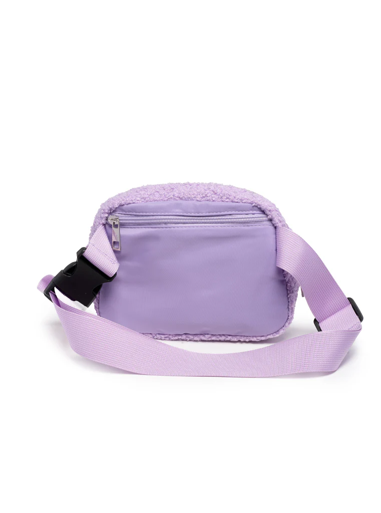 Purple Bloom Belt Bag