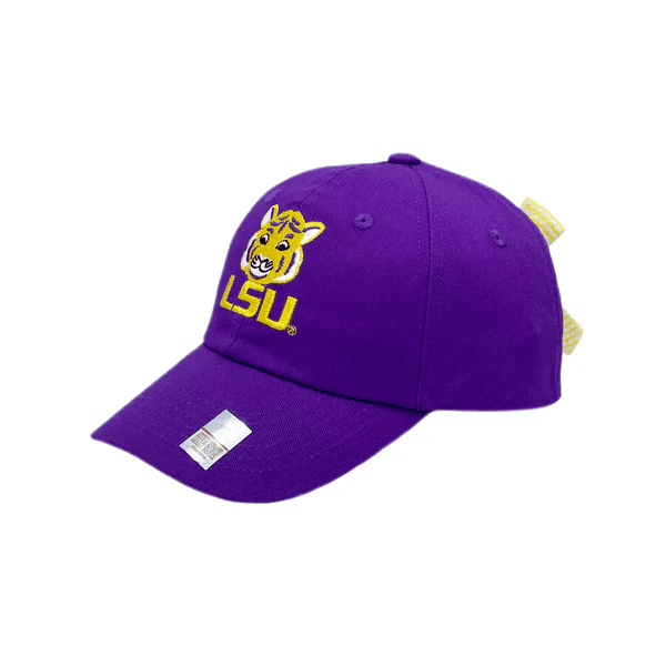 LSU Bow Baseball Hat | Bits & Bows | Iris Gifts & Décor