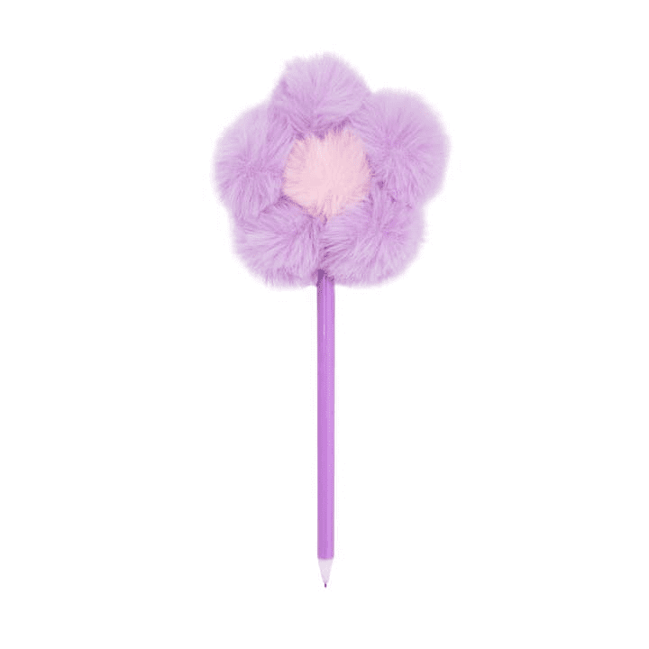 Fuzzy Flower Pen | NPW Group | Iris Gifts & Décor