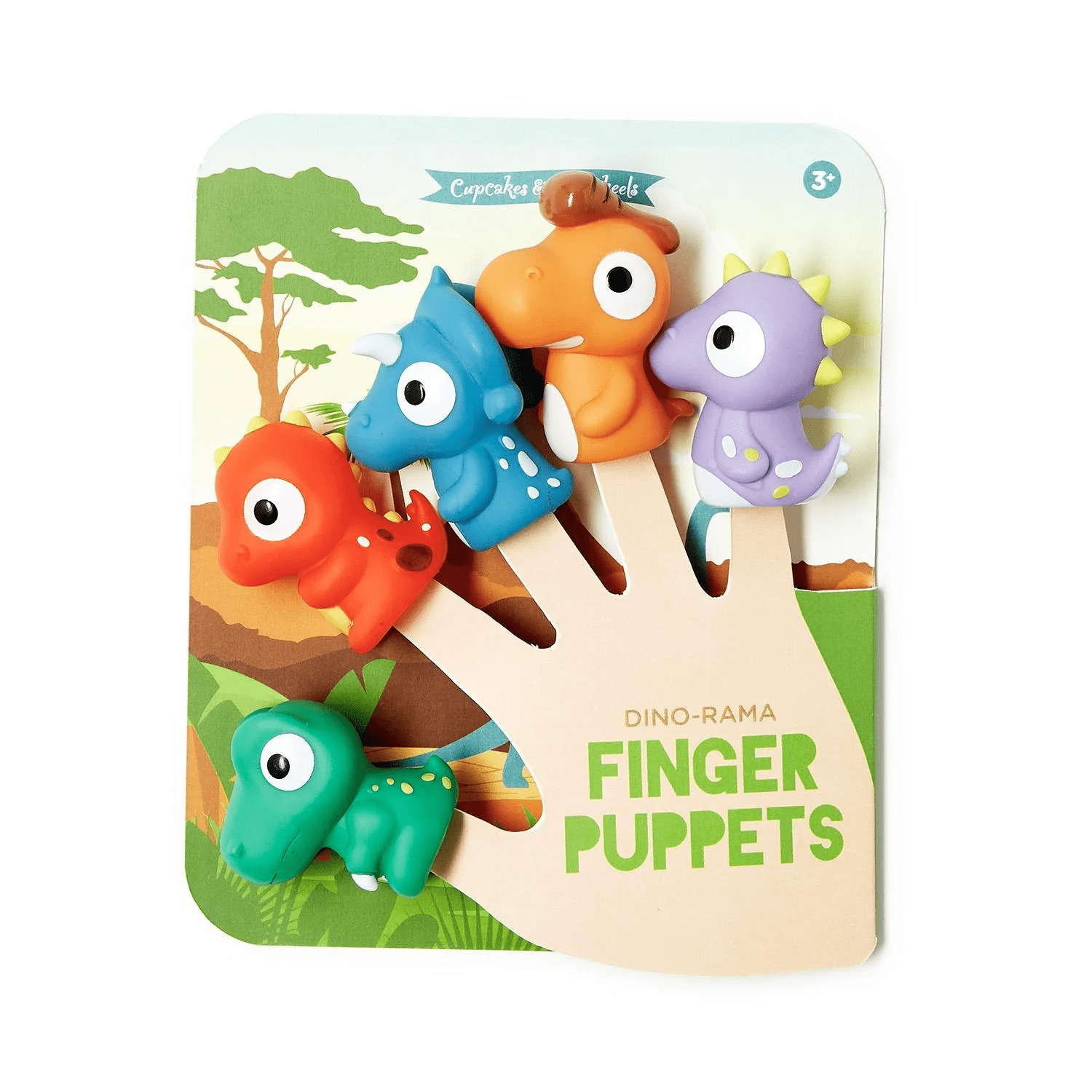 Dino-Rama Finger Puppet | Two's Company | Iris Gifts & Décor