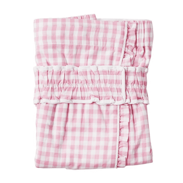 Spa Wrap & Headband Set Pink Gingham