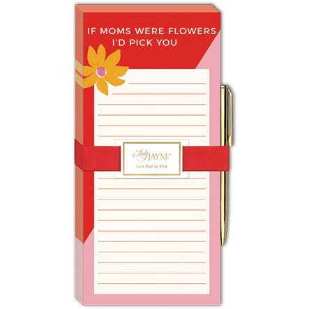 Mom Colorblock Magnetic Pad With Pen | Lady Jayne | Iris Gifts & Décor