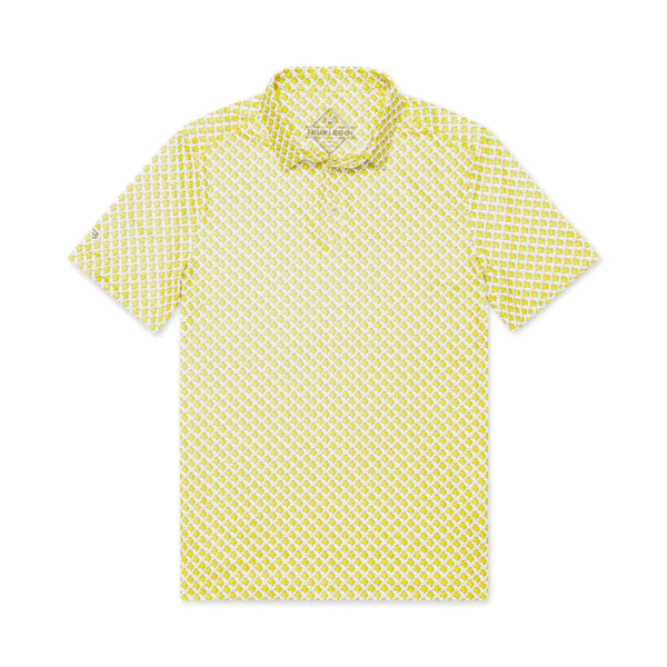 Performance Polo - Texas Tee Time Yellow & White