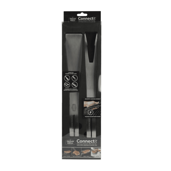 Connect It Magnetic 2 pc BBQ Tool Set