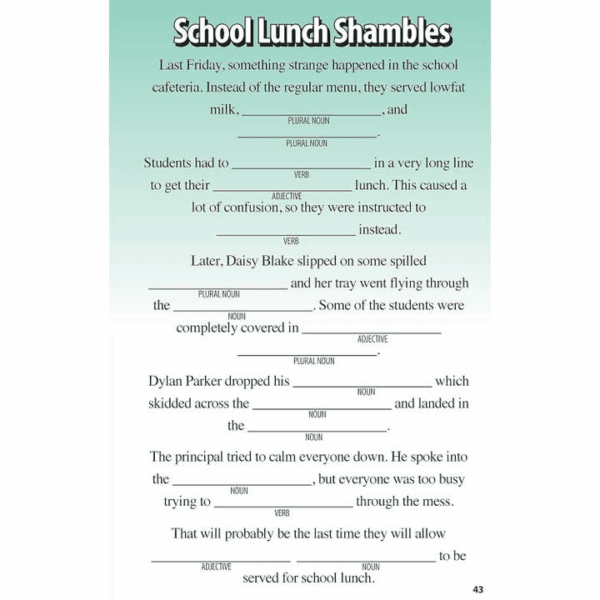 Super Funny Fill Ins for Kids - Image 3