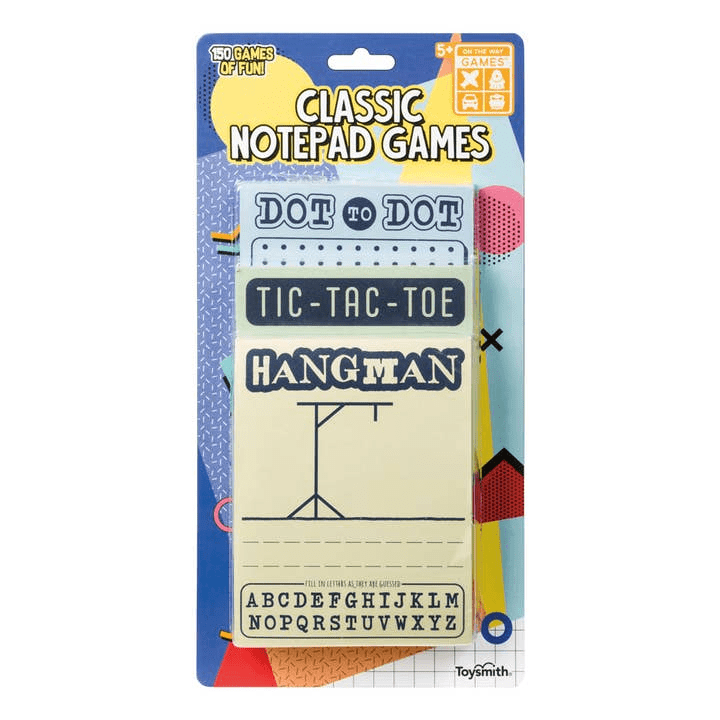 Classic Notepad Games | Toysmith | Iris Gifts & Décor