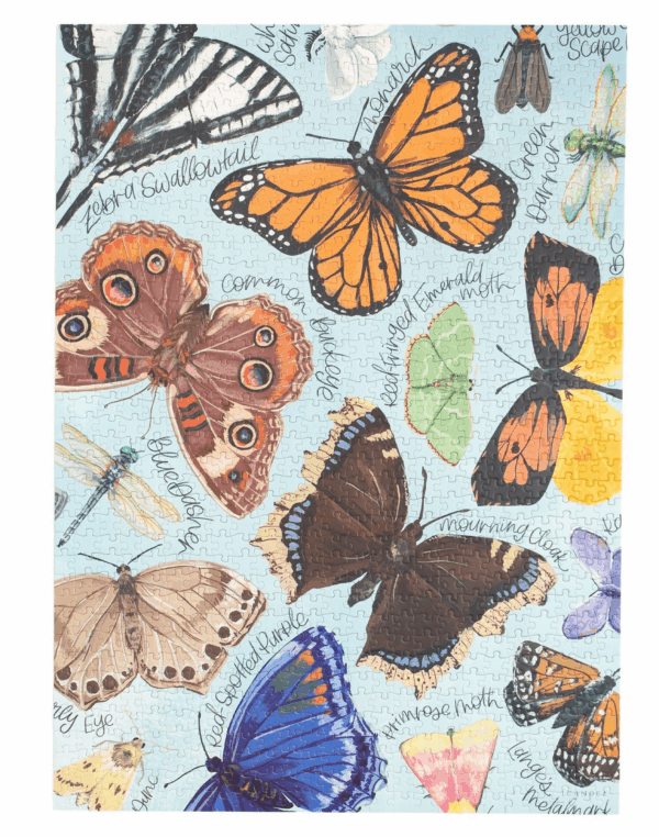 Flutter Friends Butterfly 1,000 Piece Jigsaw Puzzle - Image 3