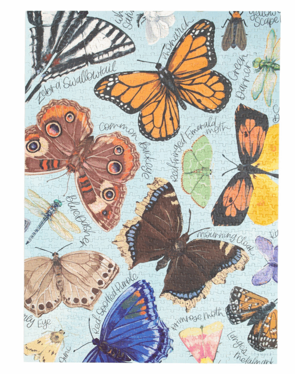 Flutter Friends Butterfly 1,000 Piece Jigsaw Puzzle - Image 2