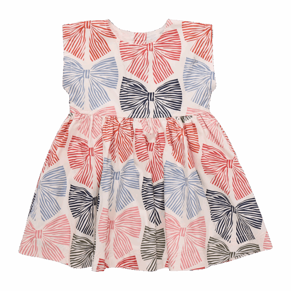 Striped Bows Adaline Dress
