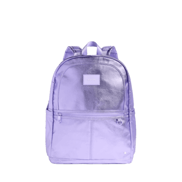 Kane Double Pocket Large Backpack Lilac