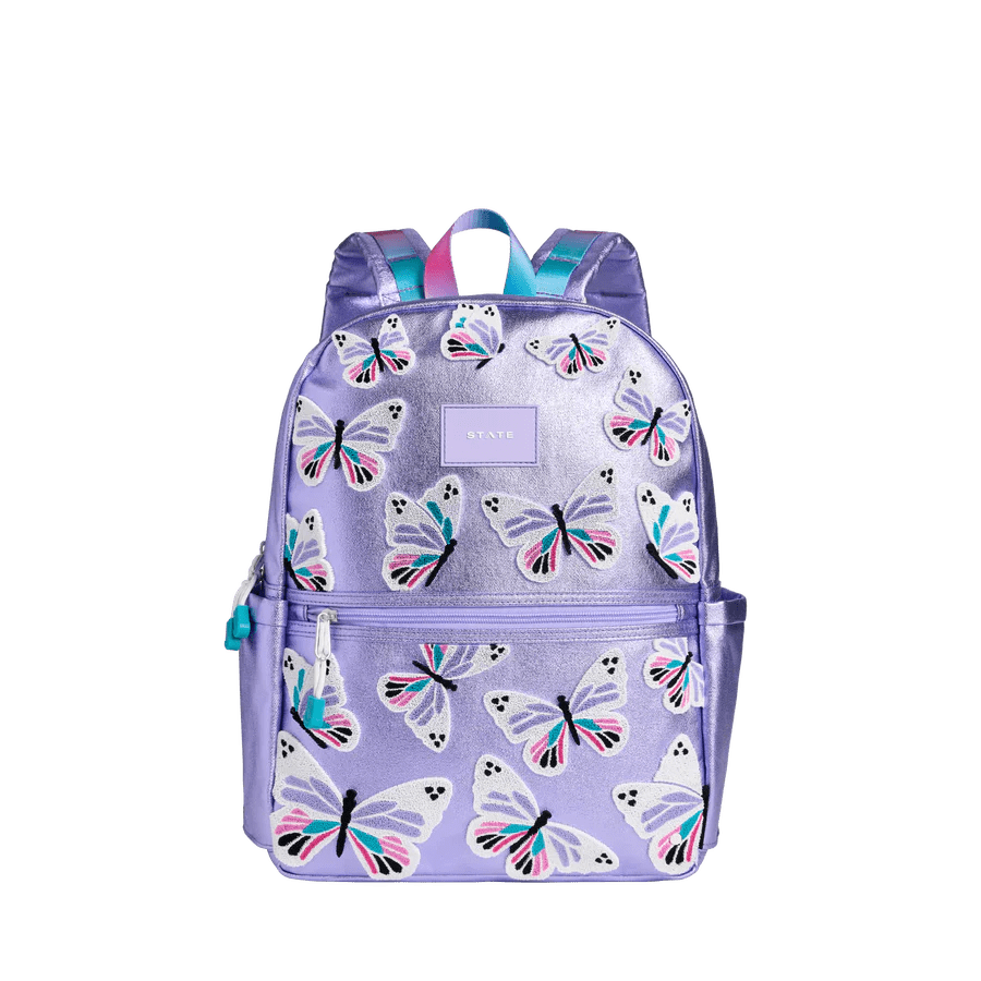 Kane Double Pocket Backpack 3D Butterfly | State Bags | Iris Gifts & Décor